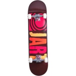 Jart Skateboards Jart Classic Complete Skateboard (Brown/Orange/Red) - Brown;Orange;Red - Size: 7.87