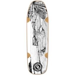 Hydroponic Bullet Pool Shape Skateboard Deck (La Kantera Pool Shape) - White;Black - Size: 8.75
