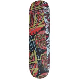 Santa Cruz Skateboards Santa Cruz No Pattern Skateboard Deck (Dot) - Black;Teal;Red - Size: 8