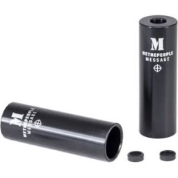 Wethepeople Message BMX Bike Pegs (Black) - Black