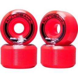 Autobahn GT1 Wide Body 101A Skateboard Wheels 4-Pack (53mm - Red) - Red