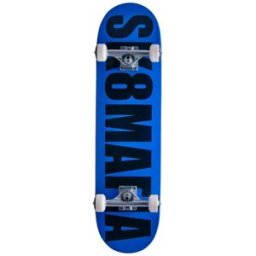 Sk8mafia OG Logo Acrylic Blue Complete Skateboard (Blue) - Blue - Size: 8