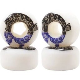 Blood Orange Street Raw Rounded 99A Cruiser Wheels 4-Pack (56mm - Purple) - Purple