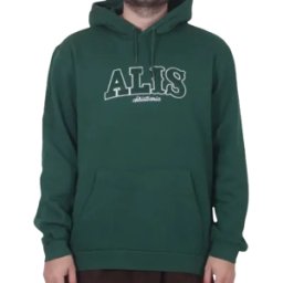 Alis Double Trouble Hoodie (Bottle Green) - Green - Size: Small