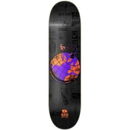 KFD Premium Bomb Skateboard Deck (Red) - Black;Red;Purple - Size: 8