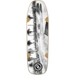 Hydroponic Bullet Pool Shape Skateboard Deck (La Mar Bella Pool Shape) - White;Black - Size: 8.75