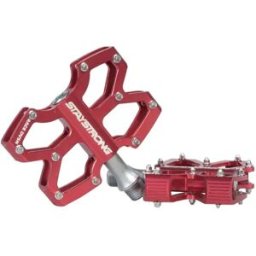 Stay Strong Axis Mini Pedale Black BMX Pedals (Red) - Red