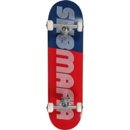 Sk8mafia OG Logo Screen Complete Skateboard (Red) - Red;Blue;White - Size: 8