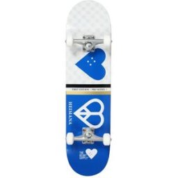 Heart Supply Society Pro Complete Skateboard (Reynolds) - Blue;White;Silver - Size: 8