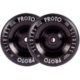 Proto Full Core Sliders Stunt Scooter Wheel 2-Pack (110mm - Black on Black ) - Black