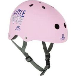 Triple Eight Little Tricky Kids Skateboard Helmet (Pink) - Pink - Size: 50-56