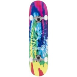 Enuff Tie-Dye Complete Skateboard (Tie Dye) - Purple;Blue;Yellow - Size: 7.75