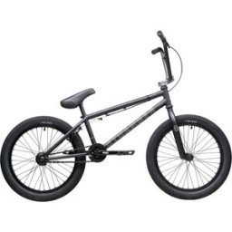 Stranger Level 20" Freecoaster BMX Stunt Bike (Matt Black) - Black - Size: 20.75