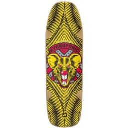 Hydroponic Bullet Pool Shape Skateboard Deck (Mike Yellow Pool Shape) - Yellow;Black - Size: 8.75
