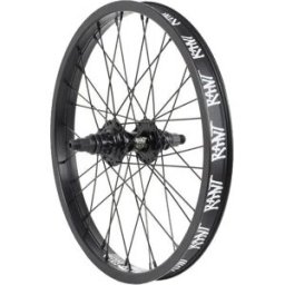 Rant Party On V2 18" Cassette BMX Rear Wheel (Black - Right hand drive) - Black