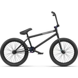 Radio Bike Co Radio Comrad 20" BMX Stunt Bike (Matt Black/Black Splatter) - Black - Size: 21