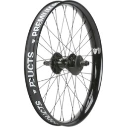 Premium Curb Cutter Freecoaster Rear BMX Wheel (Black - Right hand drive) - Black