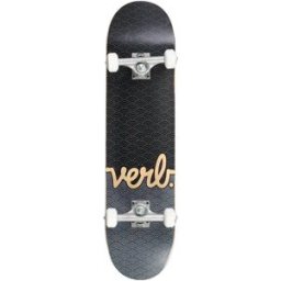 Verb Waves Complete Skateboard (Black) - Black;Grey - Size: 8