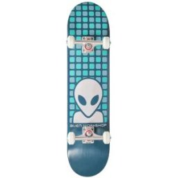 Alien Workshop Matrix Complete Skateboard (Teal) - Teal;White - Size: 7.75