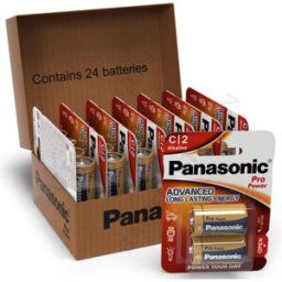 Panasonic Pro Power C LR14 Batteries 24 Pack