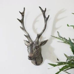 Rustic Wall Mounted Metal Stag Head Material: Home Decor & Accessories/Wall Art & Plaques