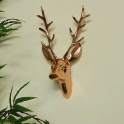Copper Wall Mounted Stag Head Material: Home Decor & Accessories/Wall Art & Plaques