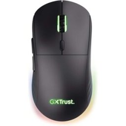 Trust Gaming GXT 927 Redex+ Wireless Gaming Mouse – 25K DPI, Ultra-Low Latency, 94-Hour Battery, RGB Lighting, Kailh Switches, 6 Programmable Buttons, Rechargeable – Black, New