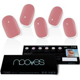 Nooves Gel Nails dusty rose premium glam #cat eye