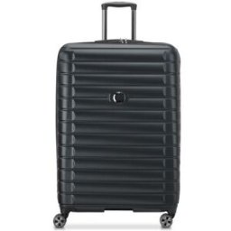 Delsey Shadow 5.0 82cm 4-Wheel Expandable Suitcase - Black