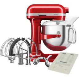 KitchenAid Artisan Candy Apple 6.6L Bowl Lift Food Mixer With FREE Gift