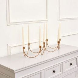 Copper Wave Multi Candle Holder Material: Home Decor & Accessories