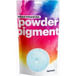 Hemway Natural Mineral Powder Pigment Metallic Arctic Blue Cosmetic, Bath Bomb