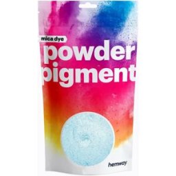 Hemway Mica Powder Pigment Metallic Arctic Blue Epoxy Resin, Cosmetic, Candle