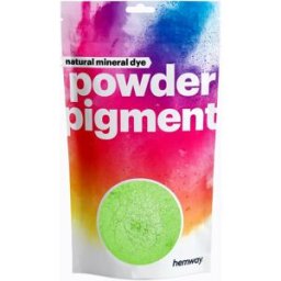 Hemway Natural Mineral Powder Pigment Metallic Apple Green Cosmetic, Bath Bomb