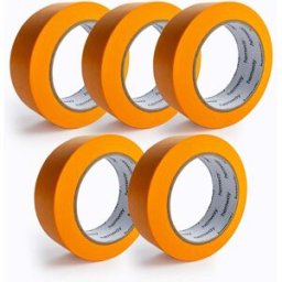 Hemway Premium Painters Masking Tape Paint Blocking Technology 36mm x 50m Painting & Decorating for Sharp Paint Lines with No Paint Bleed