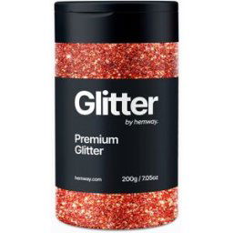 Hemway Glitter Shaker 125g / 4.4oz Red Holographic Cosmetic, Festival, Epoxy Resin, Crafts