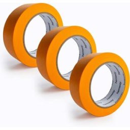 Hemway Premium Painters Masking Tape Paint Blocking Technology 36mm x 50m Painting & Decorating for Sharp Paint Lines with No Paint Bleed