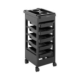 Hair Salon Trolley - 10 kg - 5 drawers - 495 x 315 mm shelf
