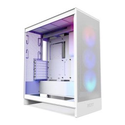 NZXT H7 Flow RGB Mid Tower Case White (E-ATX/ATX/M-ATX/M-ITX)