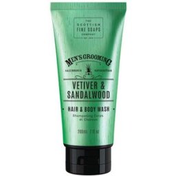 Scottish Fine Soaps Men's Grooming Vetiver & Sandalwood Hair & Body Wa