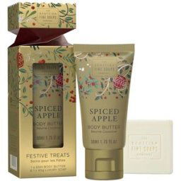 Scottish Fine Soaps Spiced Apple Festive Treats 1x50ml & 1x40g