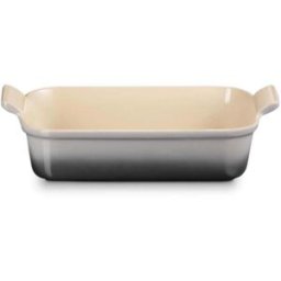 Le Creuset Stoneware Heritage 26cm Rectangular Deep Dish - Flint