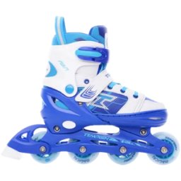 Tempish Swist Flash Kids Inline Skates (White) - White;Blue - Size: 8.5C-11C EU