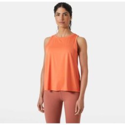 Helly Hansen Women’s Tech Split Back Tank 2.0 Orange M - Bonfire Orange - Female