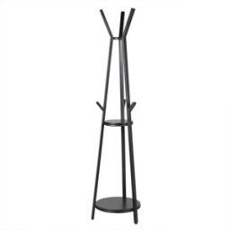 Grey Tall Metal Coat Stand Material: Home Decor & Accessories