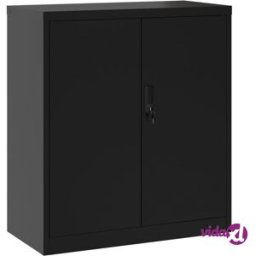 vidaXL File Cabinet Black 79x40x90 cm Steel