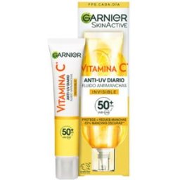 Garnier Skin Active Vitamin C UV Daily Fluid Anti-Dark Spots 40mL Invisible SPF50+