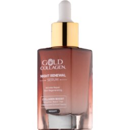 Gold Collagen Night Renewal Serum Wrinkle Repair and Skin Rejuvenation 30mL