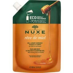 Nuxe Rêve de Miel Face and Body Altra-Rich Cleansing Gel with Honey 400mL Refill
