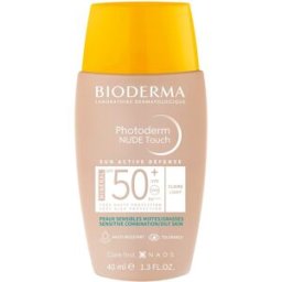 Bioderma Photoderm Nude Touch SPF50+ Mineral Tint Sunscreen 40mL Light SPF50+